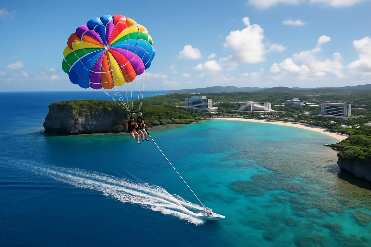 エリア別ガイド 恩納村のパラセーリング