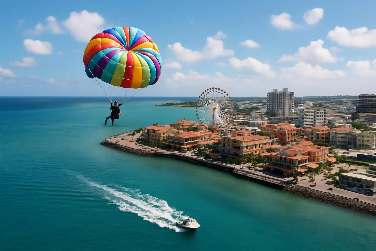 エリア別ガイド 北谷のパラセ-リング