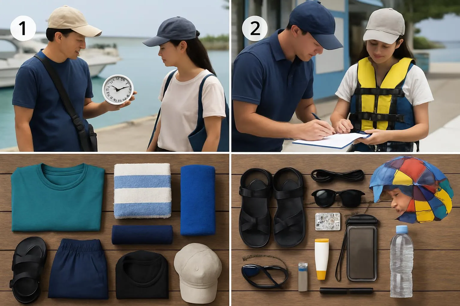 当日の流れと必要な持ち物