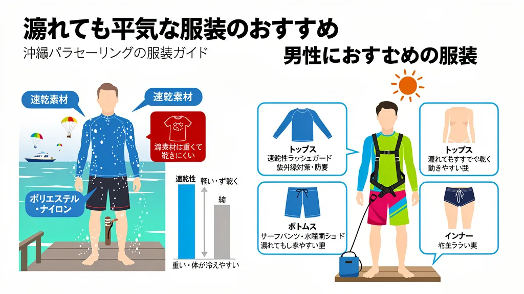 濡れても平気な服装のおすすめ