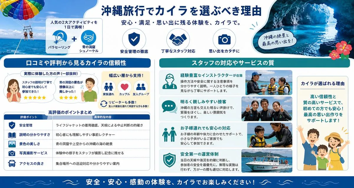 沖縄旅行でカイラを選ぶべき理由
